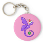 Smooth Xmas Dragonfly Keychain