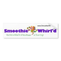 Smoothie Whirl'd Bumper Sticker