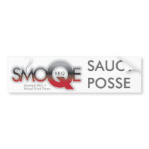 SMOQE SAUCY POSSE BUMPER STICKER bumper stickers