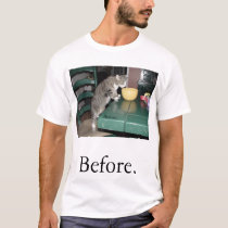 Smores da Kitty eating t-shirts