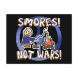 S'mores Not Wars Post Cards