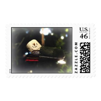 S'mores Snowman Postage stamp