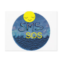 SMS-SOS postcards