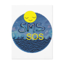 SMS-SOS postcards