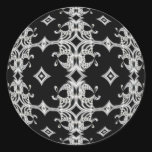 Smudges and Bones Round Sticker