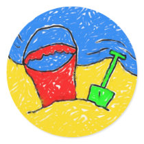 Smudgy Beach stickers by prawny Smudgy Beach stickers