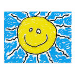 Smudgy Sun Postcards