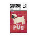 Smug Pug Postage postage by miximals Smug Pug Postage postage