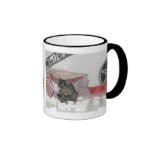Smurf the Gerbil Goes to the Movies Mugs