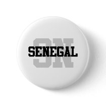 SN Senegal Pinback Button