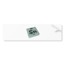 Sn Tin Bumper Sticker