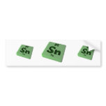 Sn Tin Bumper Sticker