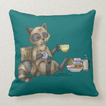 Snack-en Raccoon Pillow