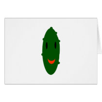 Snack Pickle Greeting Cards