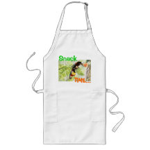 "Snack Time" Aracaris Fine Art Apron