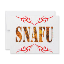 SNAFU CUSTOM INVITATION