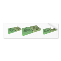 Snag as Sn Tin and Ag Silver Bumper Stickers