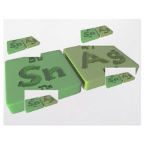 Snag as Sn Tin and Ag Silver Personalized Letterhead