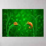 Snail and Chameleon posters
