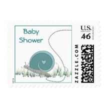 Snail Baby Shower Postage