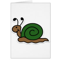 snail greeting card