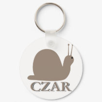 Snail Czar keychains by czarshop Snail Czar keychains