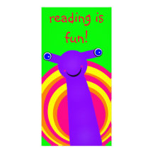 Snail Designed Book Mark Personalized Photo Card