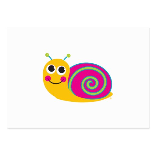 Snail Enclosure Card Business Card (front side)
