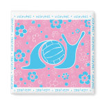 Snail Harbor Volleyball Fridge Magnet