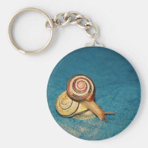 snail lovers keychain