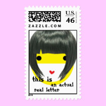 Snail Mail chick stamps
