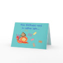 Snail mail - late birthday card by Annaart Snail mail - late birthday card