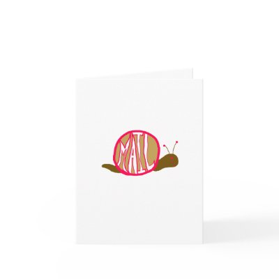 Snail Mail notes Greeting Cards by michi757