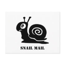 Snail Mail Post Card postcards by shopstew Snail Mail Post Card postcards
