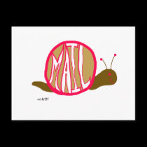 Snail Mail postcard