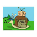 Snail Mail Postcard by screwballgraphics Snail Mail Postcard