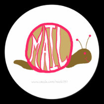 Snail Mail Stickies stickers