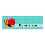 Snail mail trail business card