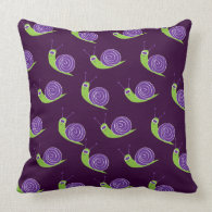 Snail Pattern Throw Pillow throwpillow