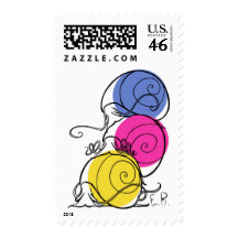 Snail Pile Stamp Sheet