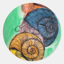 Snail Pile Sticker Sheet