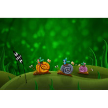 Snail Racing print