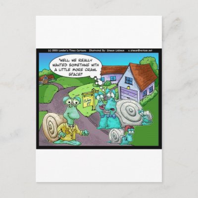 Funny Real Estate Photos on Snail Real Estate Sales Funny Gifts   Collectibles Postcards