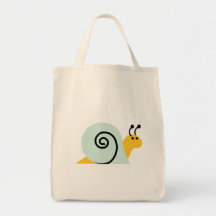 Snail Slugs Gastropoda Cute Cartoon Animal Tote Bag
