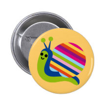 Snail Slugs Gastropoda Cute Cartoon Animal Pins