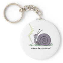 Snail Surprised keychains