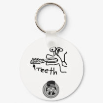 snail teeth keychains by RacerXGullwing snail teeth keychains