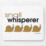 Snail Whisperer Mouse Mats