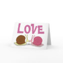 Snails In Love Greeting Card