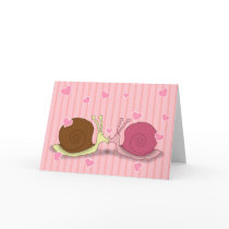Snails In Love Greeting Card by screwballgraphics Snails In Love Greeting Card
